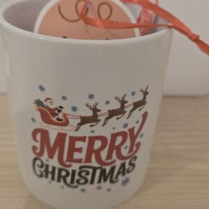 Printed mug with Merry Christmas